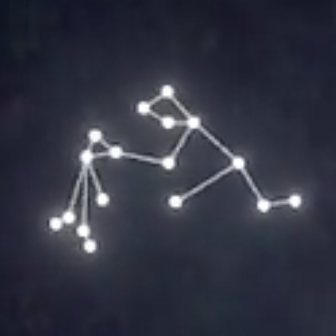 Aquarius constellation icon