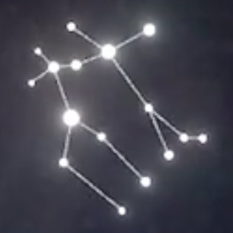 Gemini constellation icon