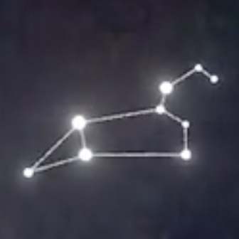 Leo constellation icon