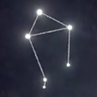 Libra constellation icon