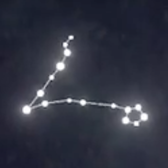 Pisces constellation icon