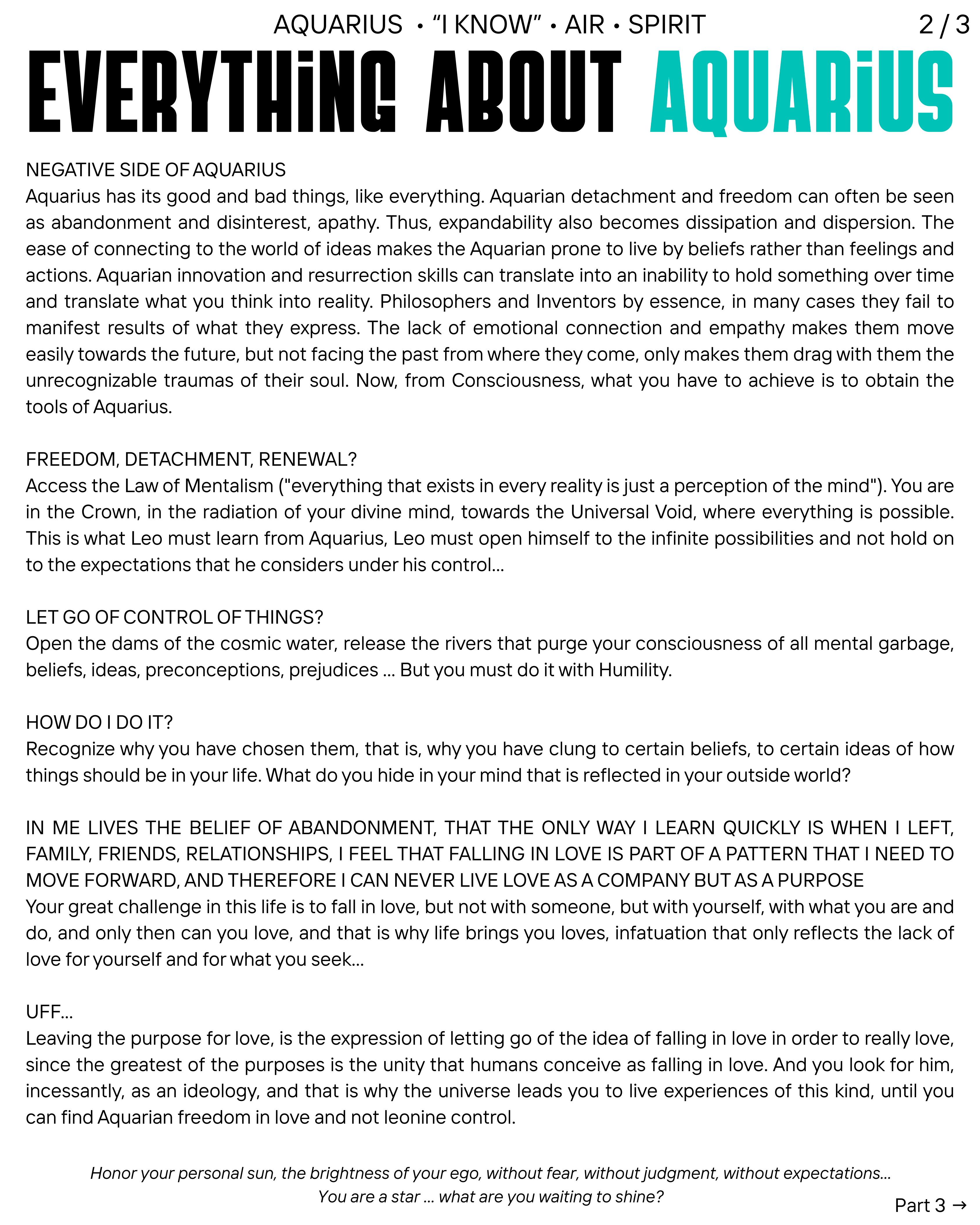 Everything about Aquarius (page 2)