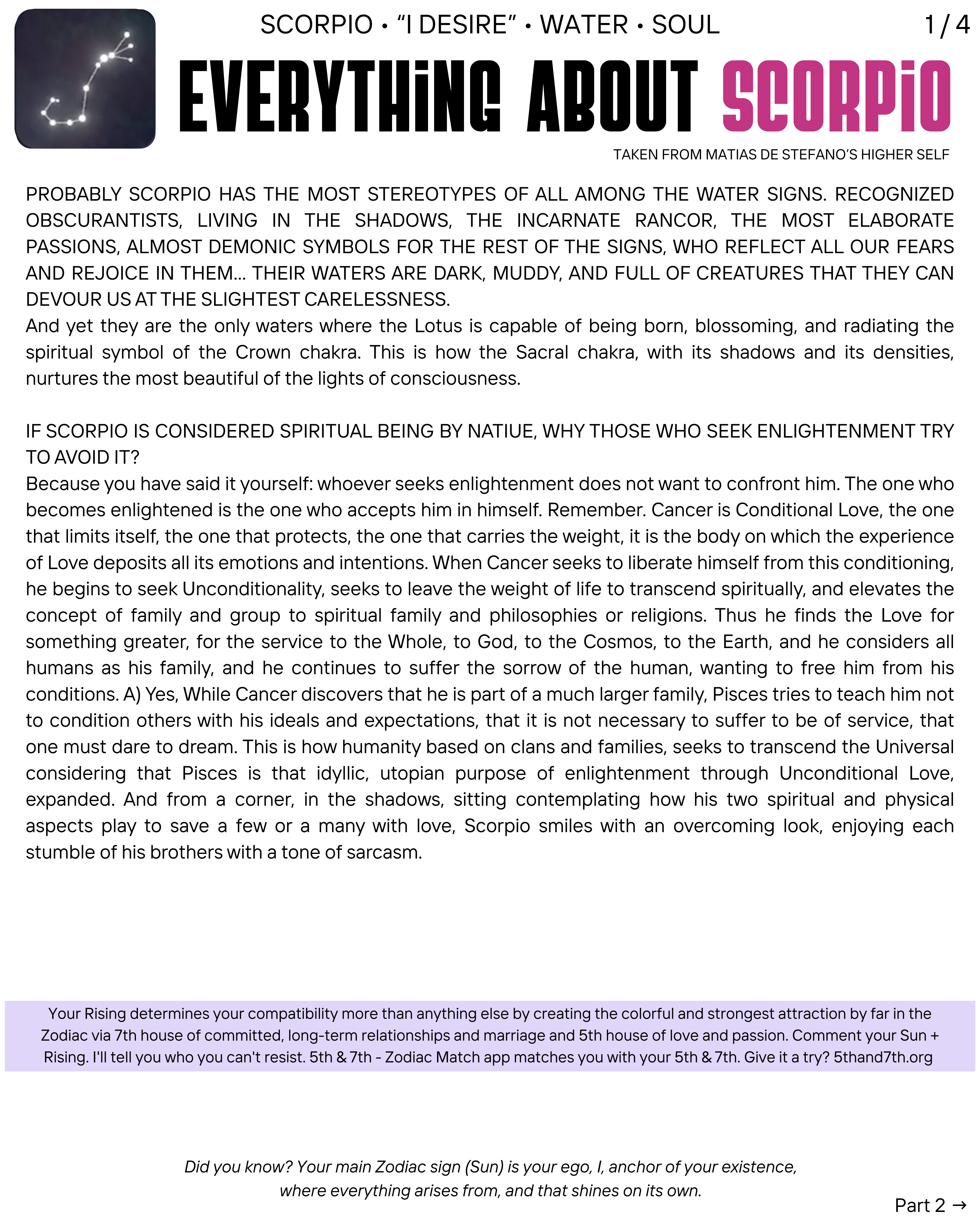 Everything about Scorpio (page 1)