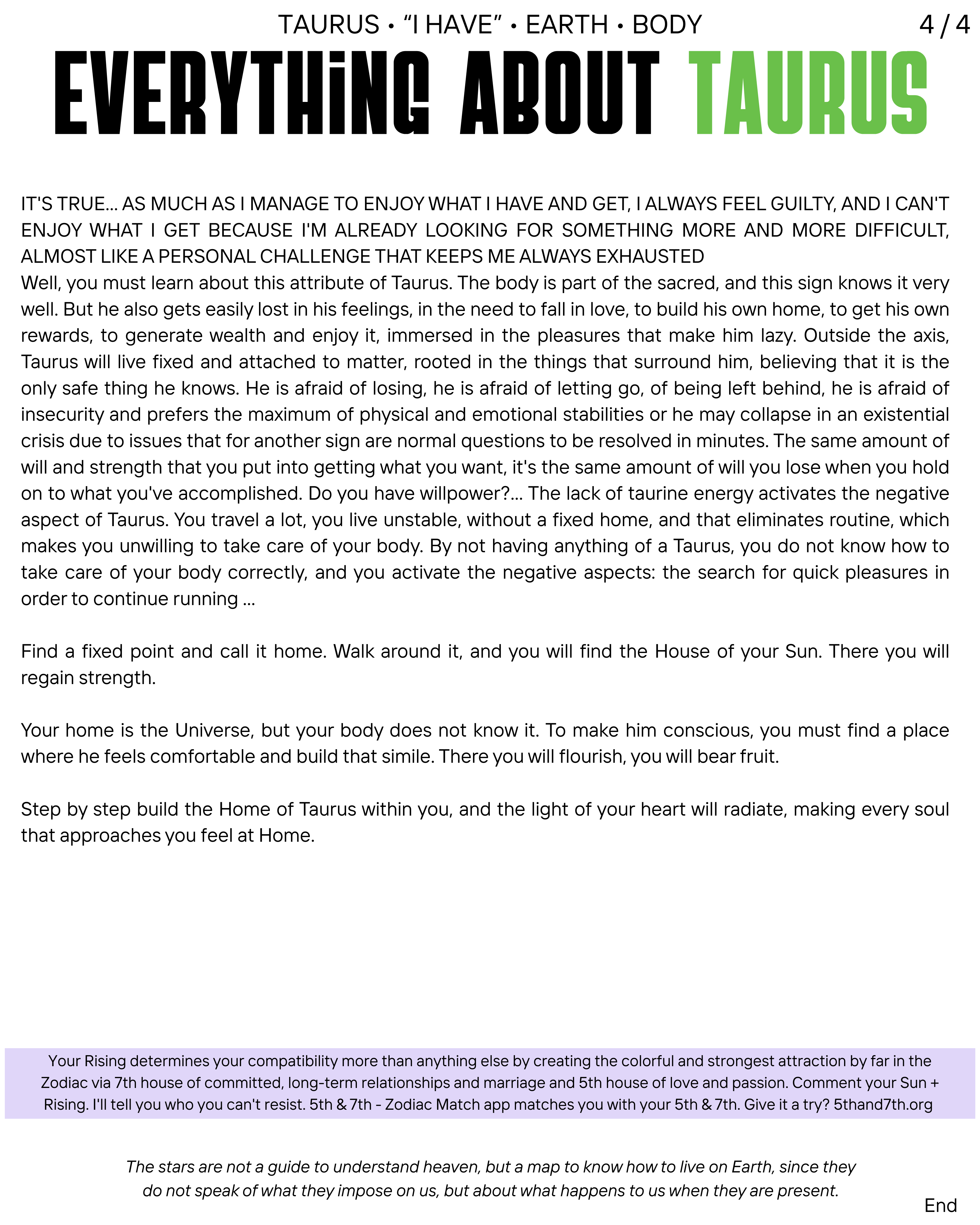 Everything about Taurus (page 4)